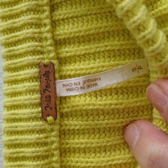 🔥🔥🔥Free People Pier Festival Limon color sweater S - Picture 7 of 11